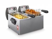 FRITEL Starter FR 1850 Duo Fritureapparat 6 liter 4400 W rustfrit stål